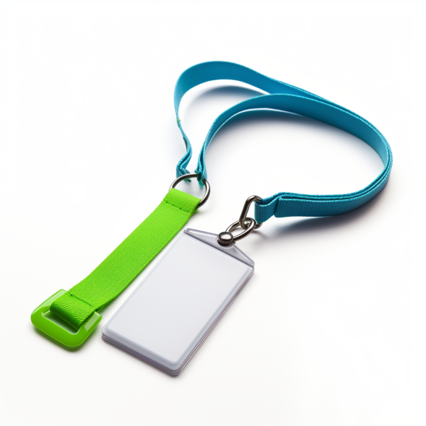 Lanyards and Vertical ID Holder, Safety Lanyard + Plastic Card Holder